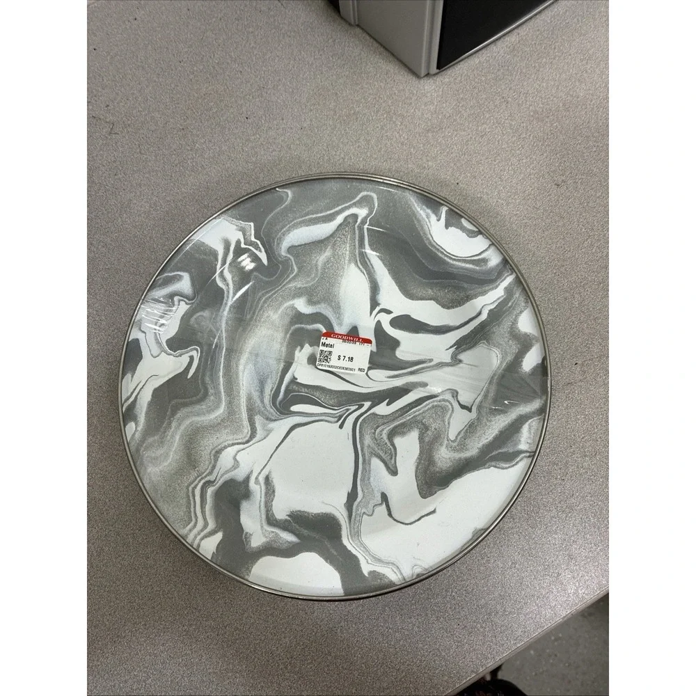 Pottery Barn Airstream Special Edition Enamel Marbled Dinnerware Used